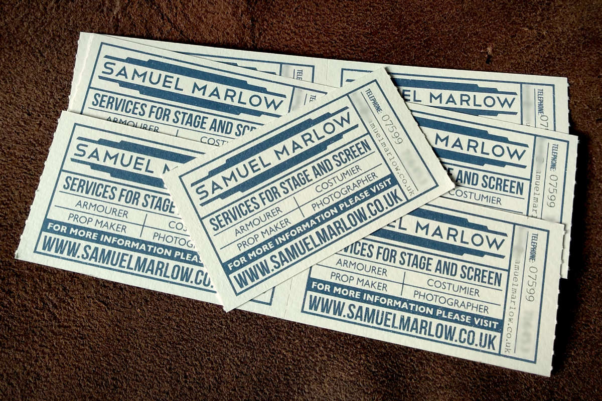 Samuel Marlow's Business Cards